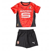 Echipament fotbal Stade Rennais Tricou Acasa 2024-25 pentru copii maneca scurta (+ Pantaloni scurti)